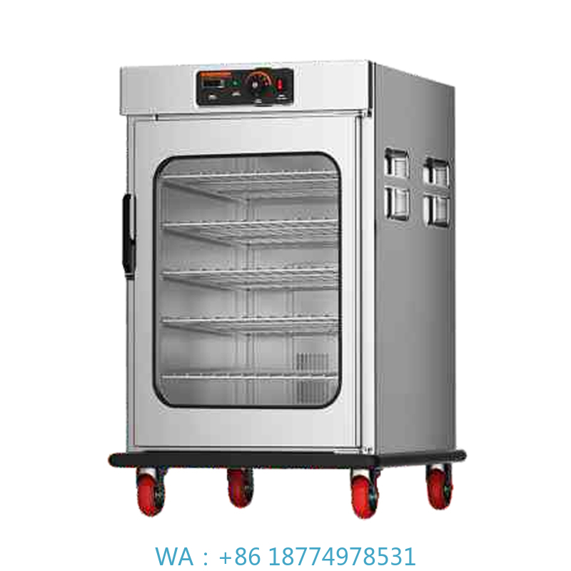 Commercial Kitchen Warmer - รถเข็นตู้เก็บอาหารอุ่นร้อนสำหรับงานจัดเลี้ยง โรงแรม และครัวเชิงพาณิชย์ 5 ชั้น พร้อมฉนวนกันความร้อน
