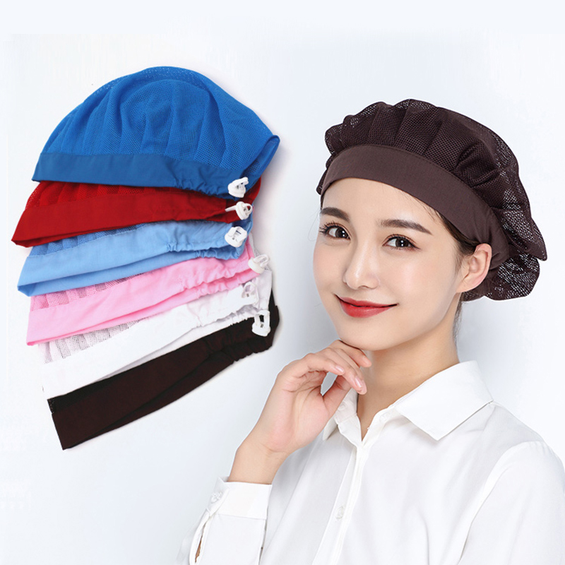 Commercial Kitchen Services - ผู้ชายผู้หญิงหมวกสุทธิเบเกอรี่เบเกอรี่ Workshop หมวกทํางาน Bouffant หมวก Hairnet
