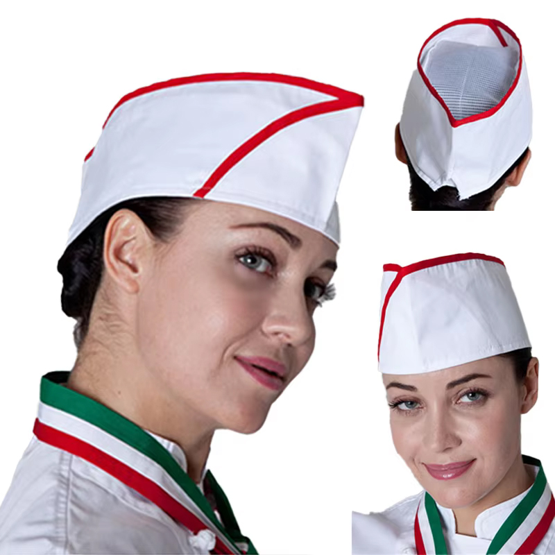 Commercial Kitchen Services - หมวกเชฟสำหรับงานจัดเลี้ยง หมวกพนักงานร้านอาหาร หมวกทำครัวสำหรับอาหารญี่ปุ่นและเกาหลี หมวกสำหรับพนักงานโรงอาหาร หมวกตาข่ายแบบแบนสำหรับพนักงานเสิร์ฟ