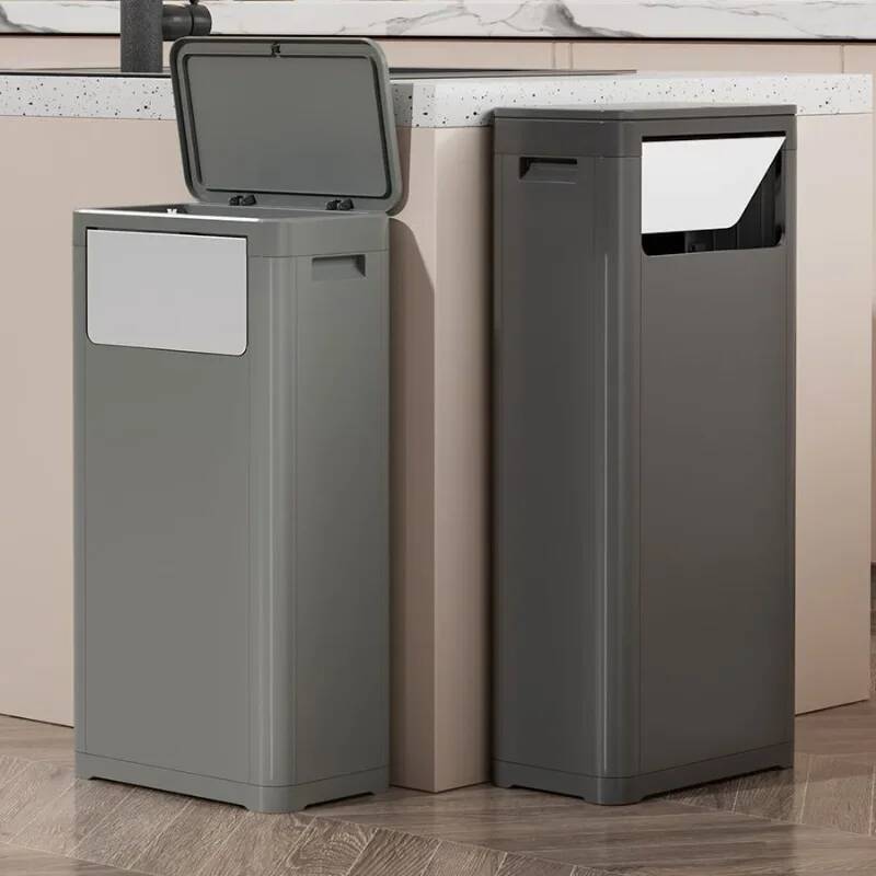 Commercial Kitchen Bin - ถังขยะพลาสติกสำหรับอาหาร ป้องกันกลิ่น รีไซเคิลได้ ถังขยะขนาดใหญ่ ทรงสี่เหลี่ยม ถังขยะสำหรับกระดาษทิชชู่