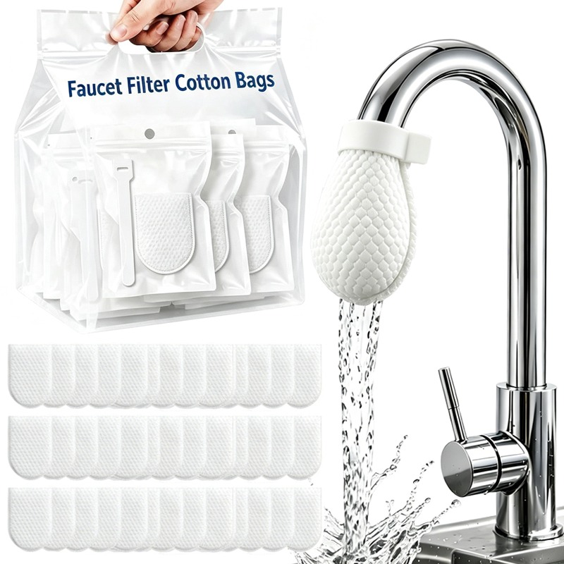 Commercial Kitchen Tap - ถุงกรองน้ำก๊อก 300/30x พร้อมสายรัด ป้องกันน้ำกระเด็น สำหรับกรองน้ำก๊อกในครัว อะไหล่ตาข่ายกรองน้ำ