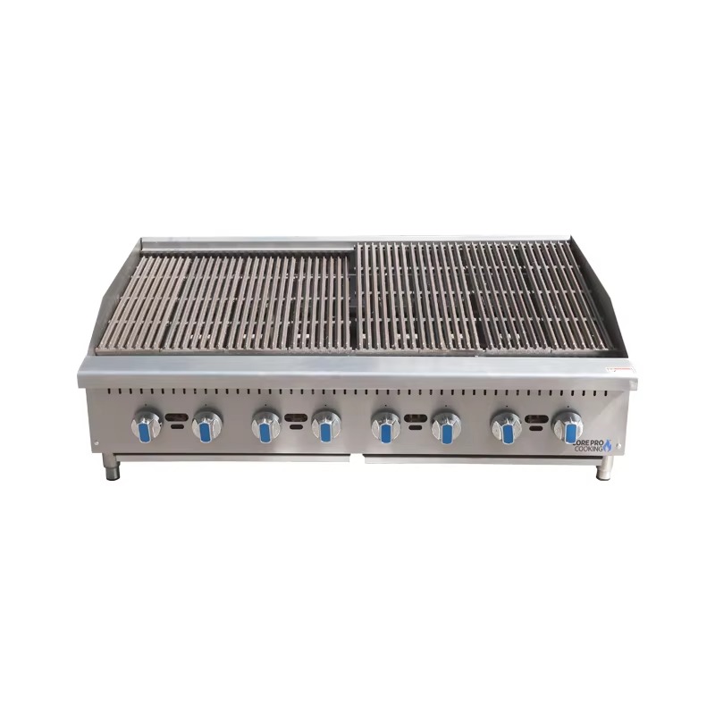 Commercial Kitchen Parts & Service - เตาย่างแก๊สสำหรับบาร์บีคิวขนาด 48 นิ้ว อุปกรณ์ครัวสำหรับร้านอาหารเชิงพาณิชย์