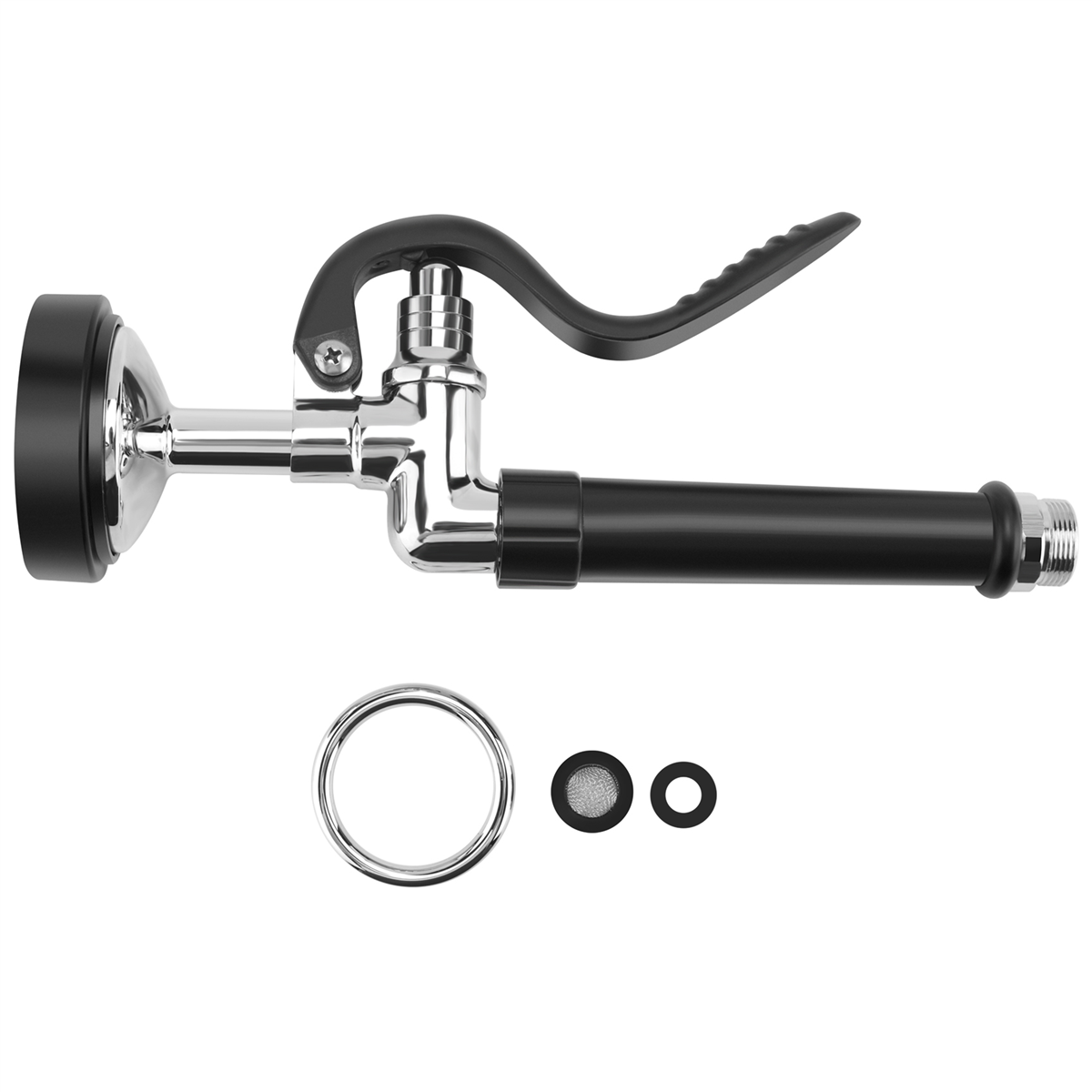 Commercial Kitchen Faucets - Pre Rinse Sprayer ก๊อกน้ําห้องครัวเชิงพาณิชย์อะไหล่ Chrome สําเร็จรูป
