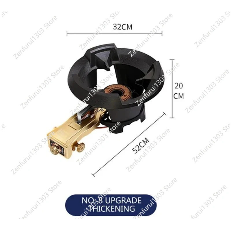 Commercial Kitchen Warmer - เตาแก๊สเชิงพาณิชย์แบบแรงไฟสูง เตาแก๊สเดี่ยว เตาสำหรับกระทะ ประหยัดพลังงาน เตาแก๊สครัว