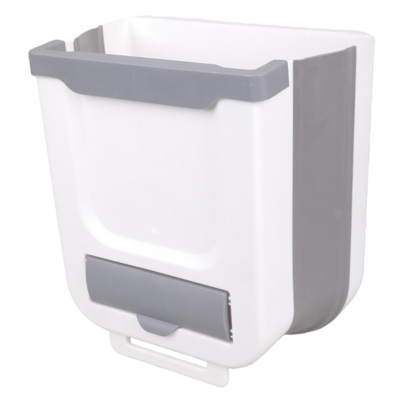 Commercial Kitchen Bin - 31BC ถังขยะแบบพับได้ถังขยะแบบแขวนกันรั่วสำหรับห้องน้ำตู้