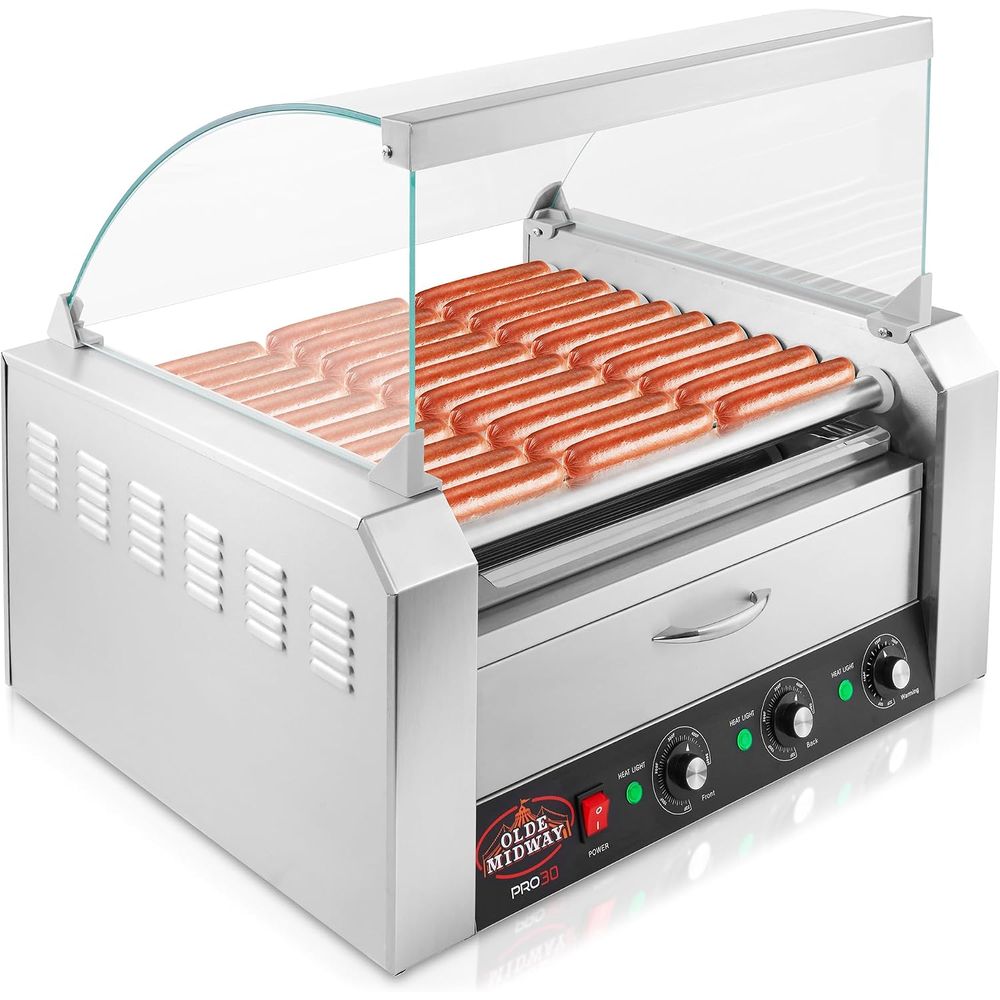 เครื่องทำฮอทดอกไฟฟ้า Olde Way  - Hot Dog Roller Grill บทวิจารณ์และราคา