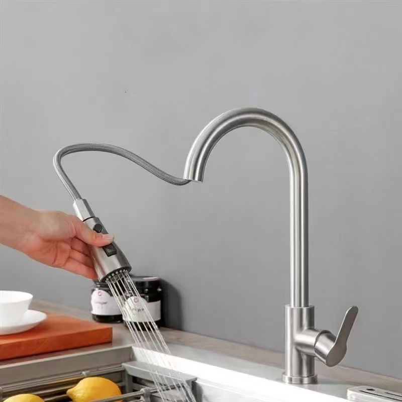 ก๊อกน้ำห้องครัวแบบดึงออกได้ สี - Commercial Kitchen Faucets บทวิจารณ์และราคา