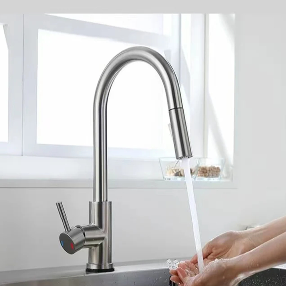 ก๊อกน้ำห้องครัวแบบดึงออกได้ สี - Commercial Kitchen Faucets บทวิจารณ์และราคา