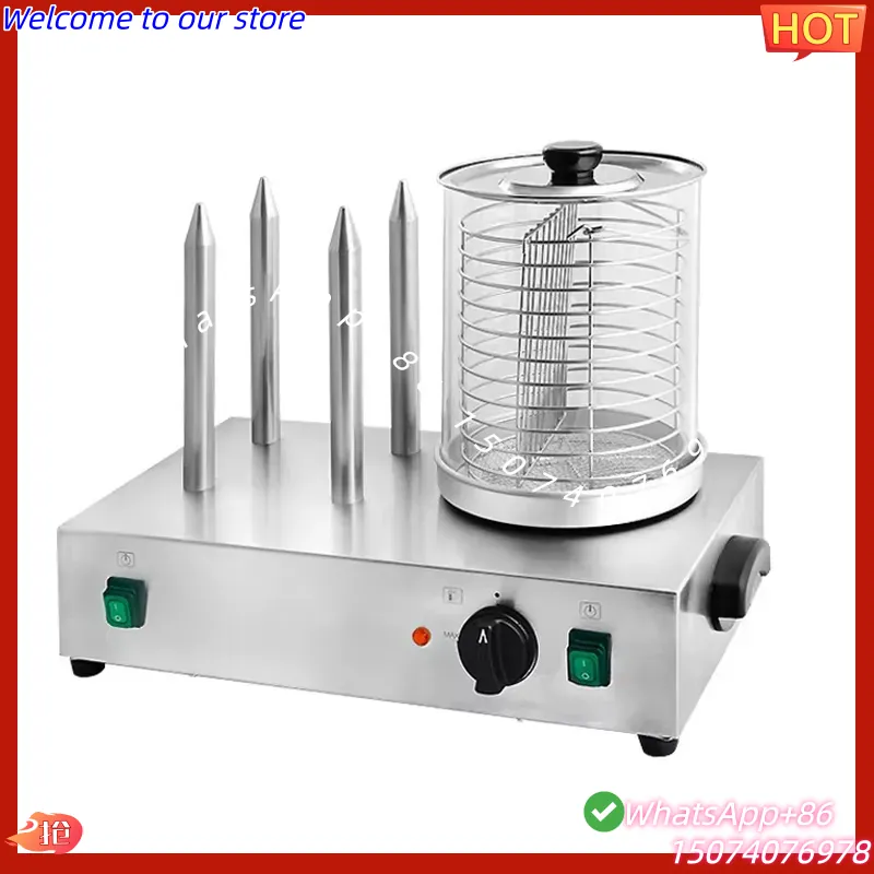 เครื่องทำฮอทดอกไฟฟ้าแบบอัตโนมั - Hot Dog Roller Grill บทวิจารณ์และราคา