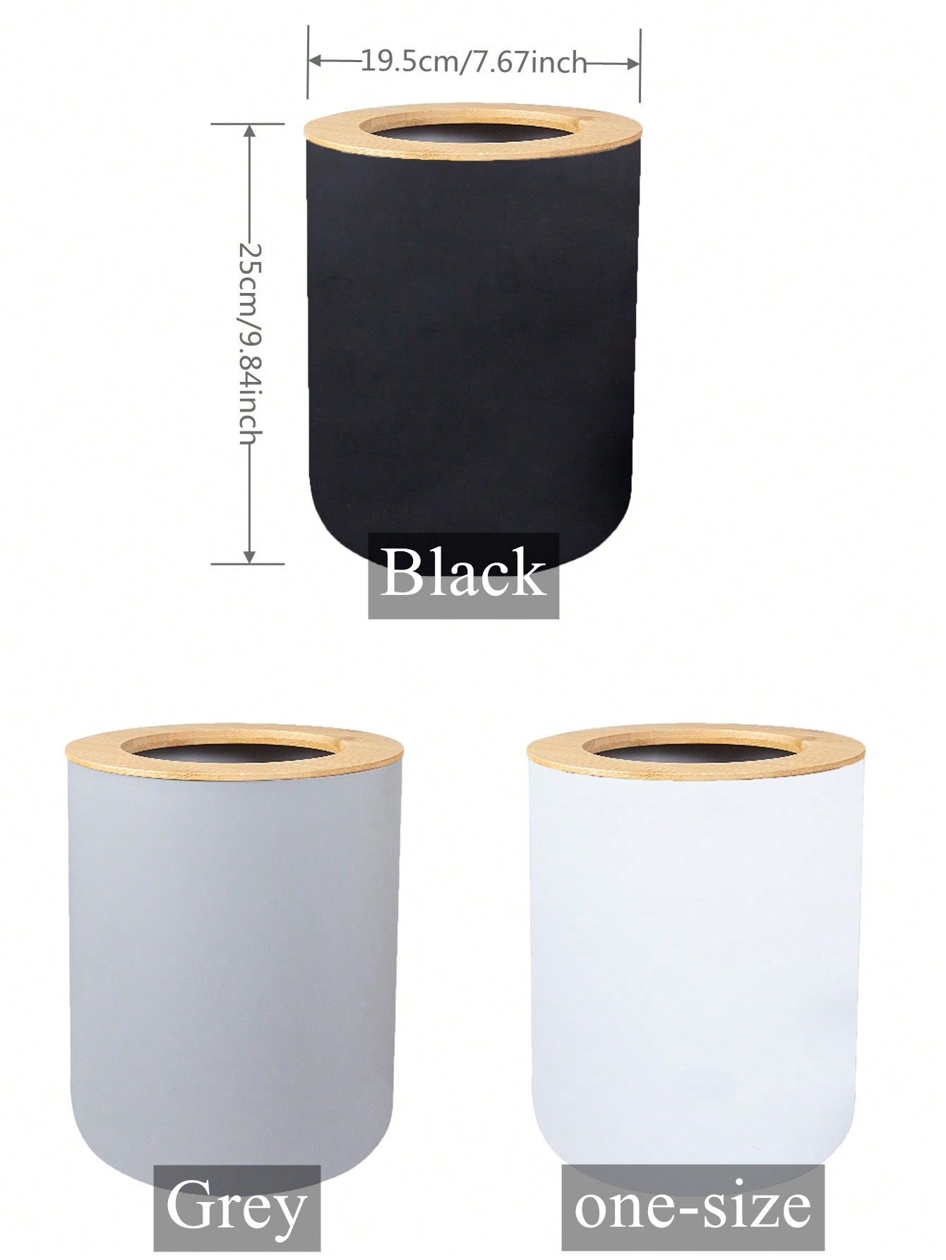 ถังขยะพลาสติกสีดำ ถังขยะทันสมั - Commercial Kitchen Bin บทวิจารณ์และราคา