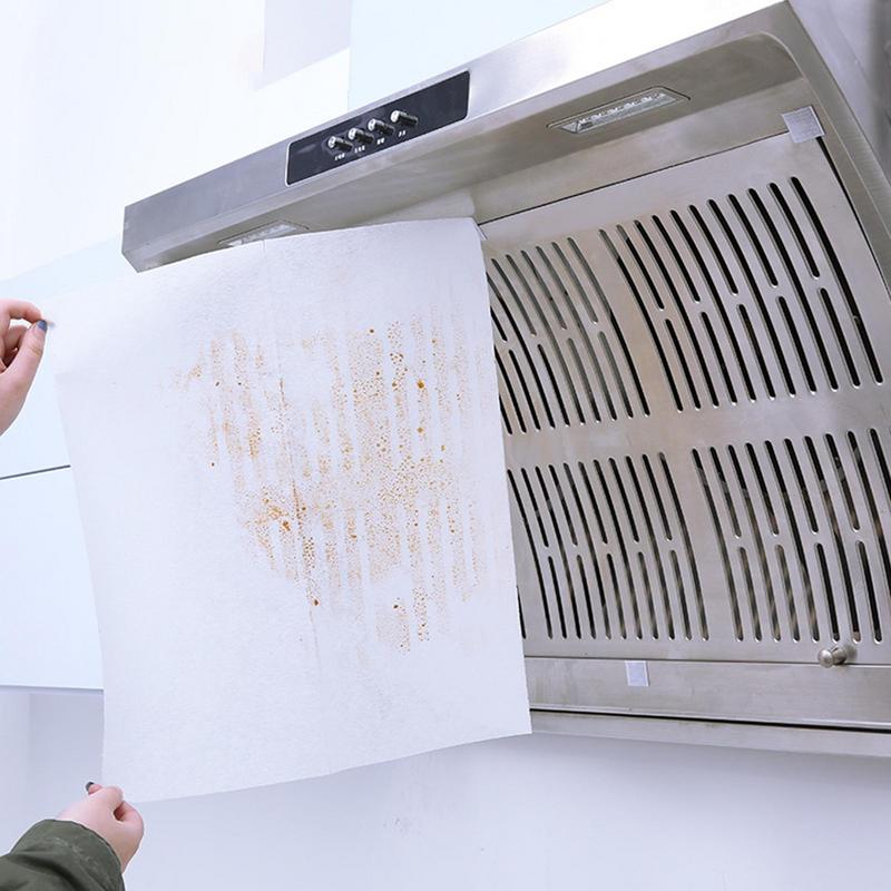 Hood กรองกระดาษ10M ไม่ทอแผ่นดู - Commercial Kitchen Oil Filter บทวิจารณ์และราคา