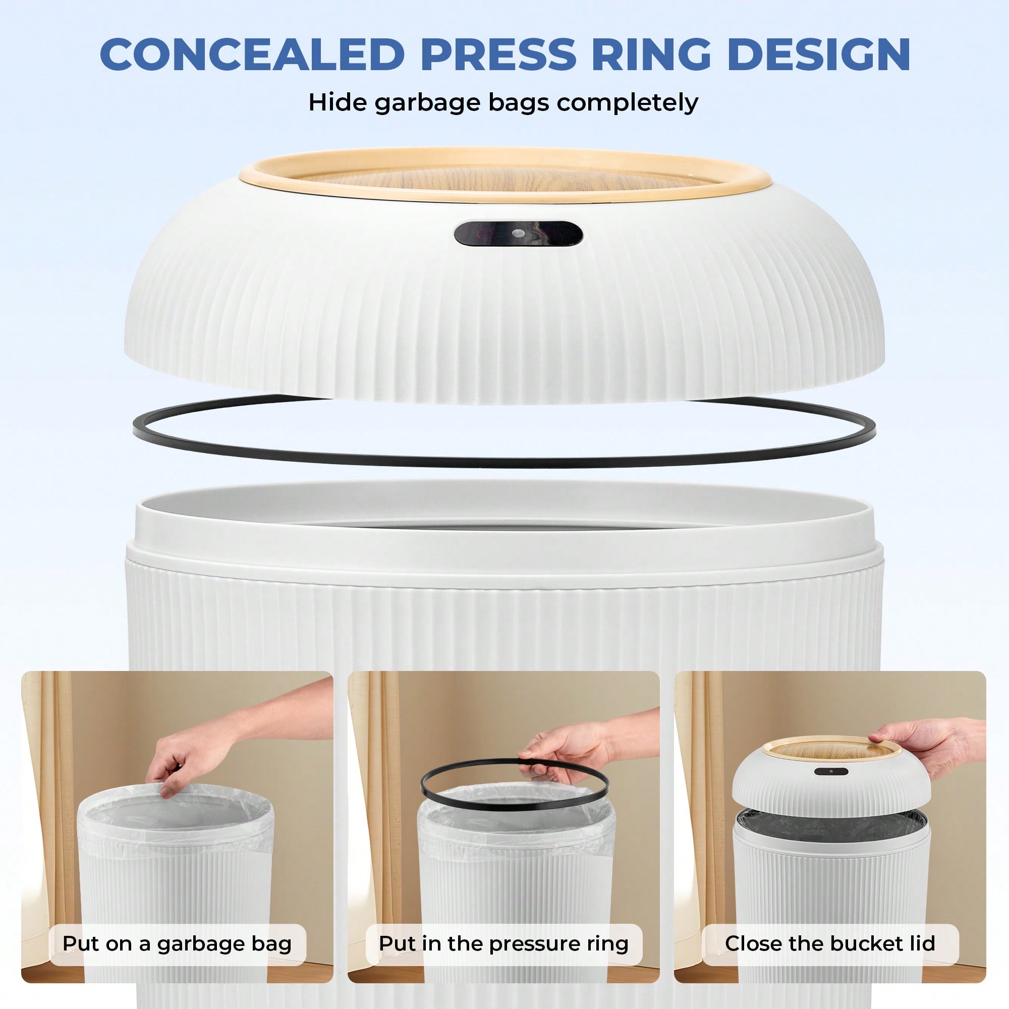 ถังขยะพร้อมเซ็นเซอร์ตรวจจับการ - Commercial Kitchen Bin บทวิจารณ์และราคา