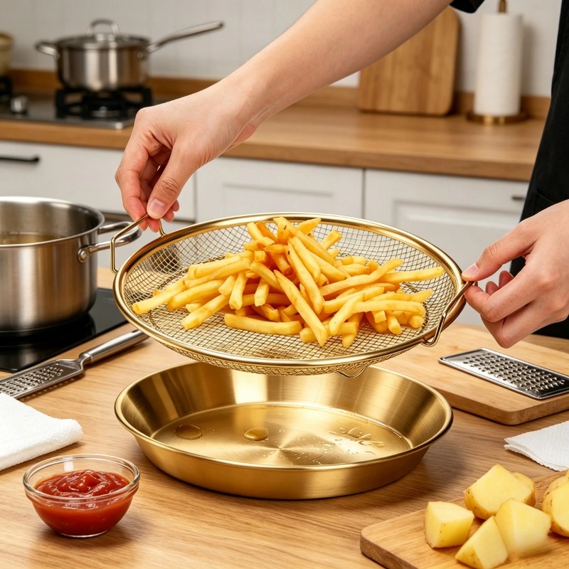 ตะแกรงกรองน้ำมันสำหรับหม้อทอดไ - Commercial Kitchen Oil Filter บทวิจารณ์และราคา