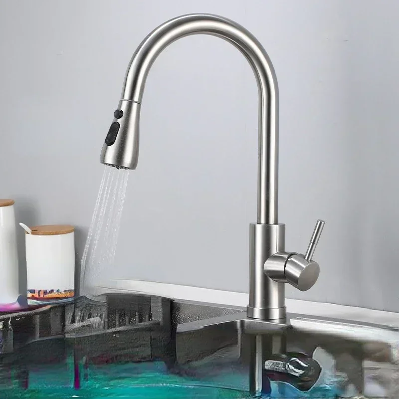 ก๊อกน้ำห้องครัวแบบดึงออกได้ หั - Commercial Kitchen Faucets บทวิจารณ์และราคา
