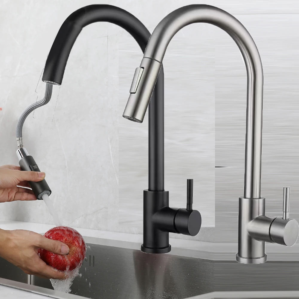 ก๊อกน้ำห้องครัวแบบดึงออกได้ หั - Commercial Kitchen Faucets บทวิจารณ์และราคา