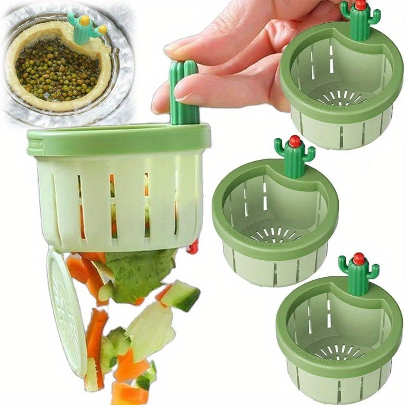 1-5pcs Cactus SINK Drain Strai - Commercial Kitchen Bin บทวิจารณ์และราคา