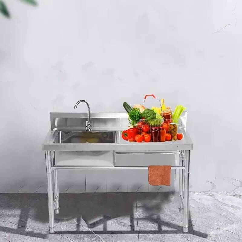 อ่างล้างจานสแตนเลสเชิงพาณิชย์ส - Commercial Kitchen Double Sink บทวิจารณ์และราคา