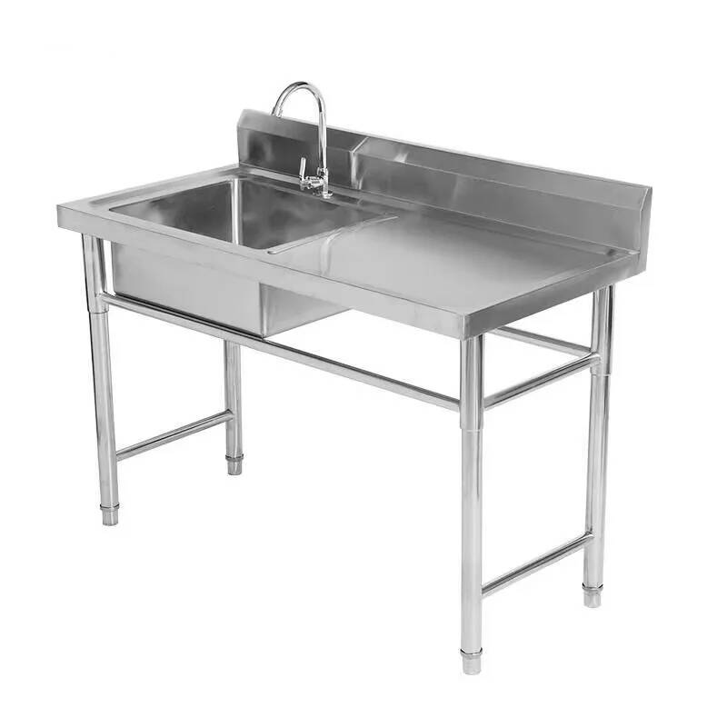 อ่างล้างจานสแตนเลสเชิงพาณิชย์ส - Commercial Kitchen Double Sink บทวิจารณ์และราคา