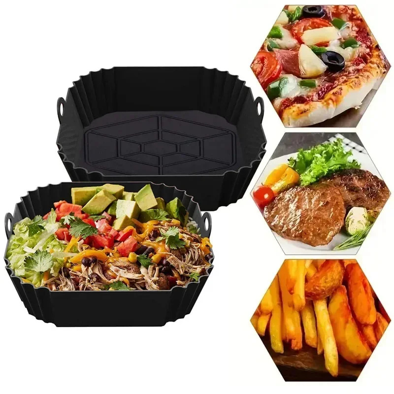 ตะกร้าซิลิโคนสำหรับหม้อทอดไร้น - Commercial Kitchen Cooking บทวิจารณ์และราคา