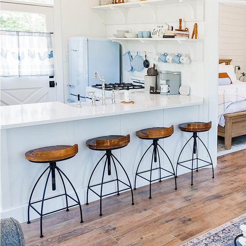 ‌ อุตสาหกรรมปรับเก้าอี้บาร์Ret - Commercial Kitchen Island บทวิจารณ์และราคา