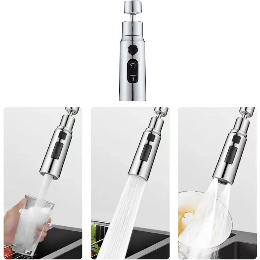 1 PC 3 IN1 ยืดหยุ่นก๊อกน้ําห้อ - Commercial Kitchen Faucets บทวิจารณ์และราคา