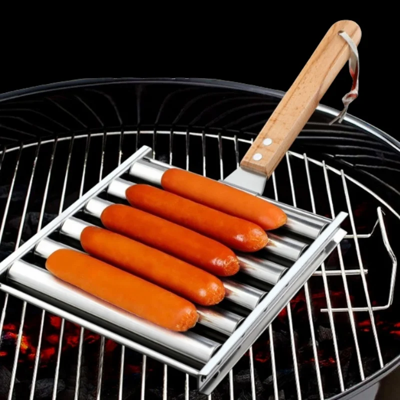 ที่ย่างไส้กรอกแบบลูกกลิ้งพร้อม - Hot Dog Roller Grill บทวิจารณ์และราคา