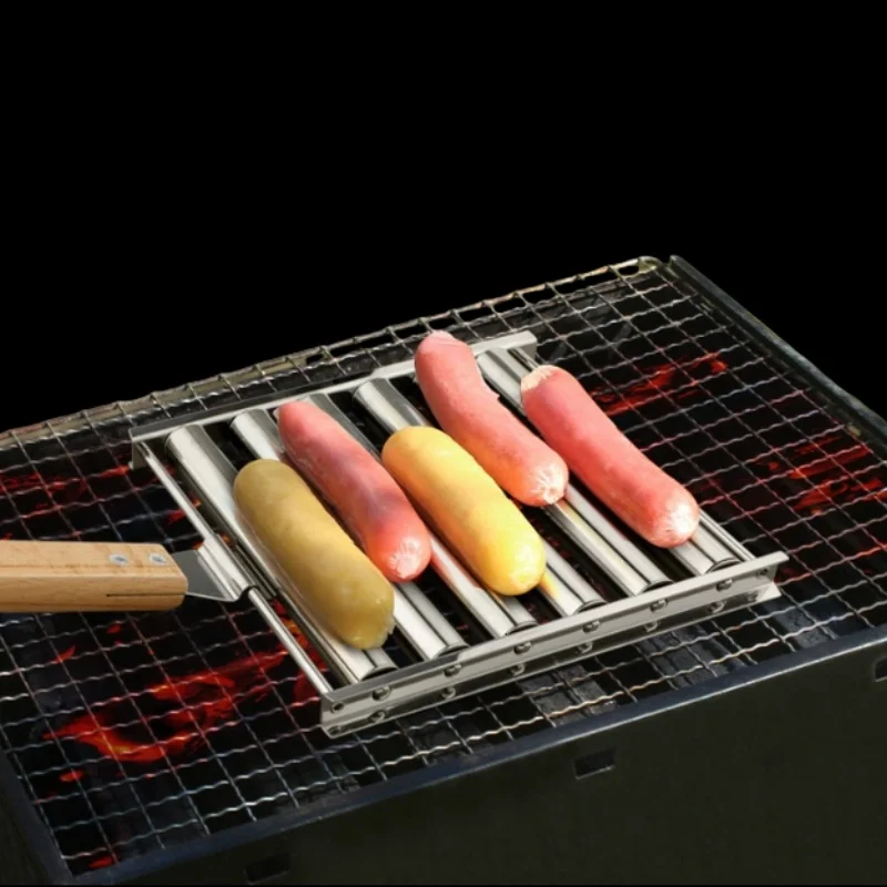 ที่ย่างไส้กรอกแบบลูกกลิ้งพร้อม - Hot Dog Roller Grill บทวิจารณ์และราคา