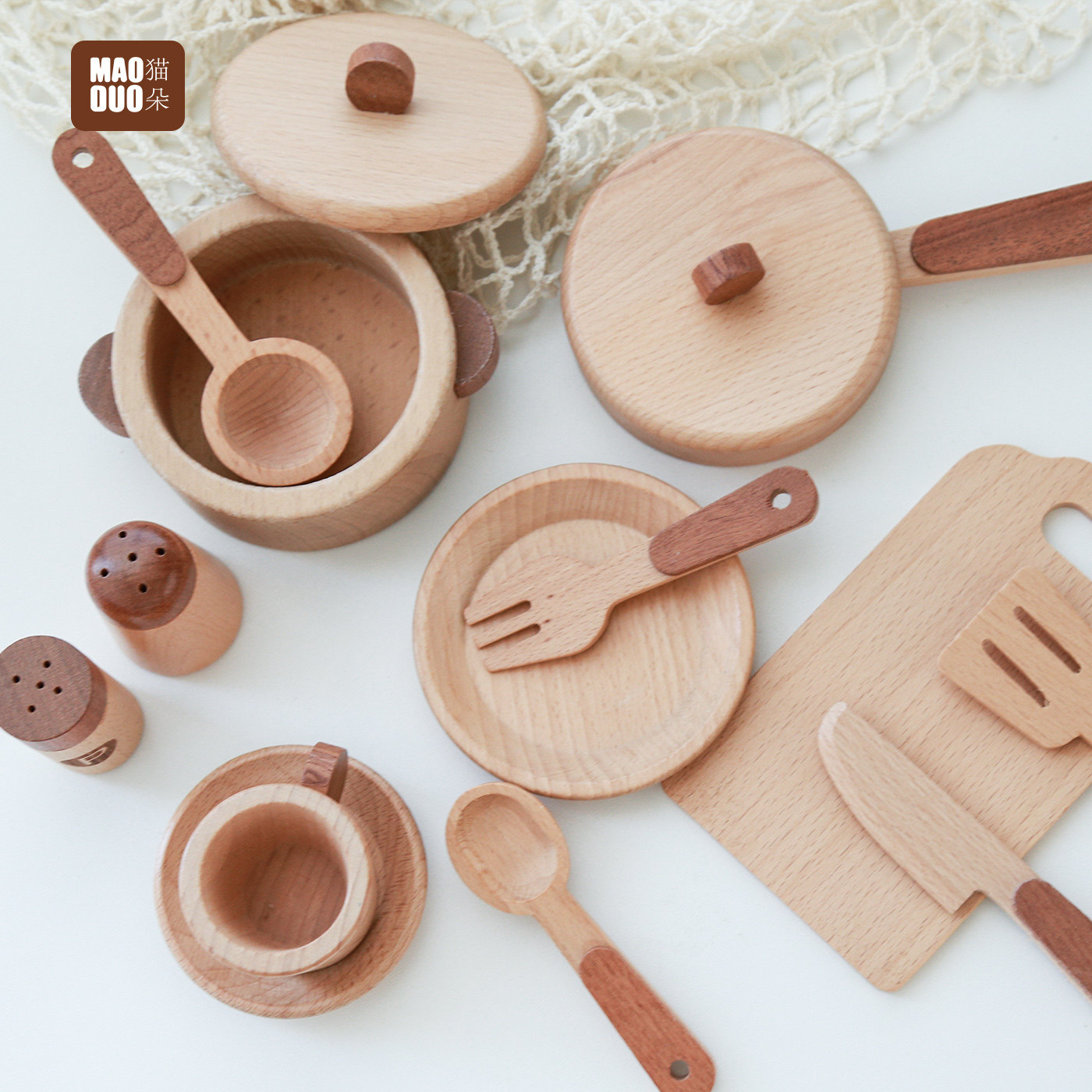ชุดครัวไม้บีชสำหรับเด็กของเล่น - Commercial Kitchen Cooking บทวิจารณ์และราคา