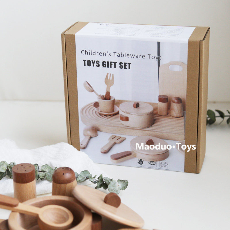ชุดครัวไม้บีชสำหรับเด็กของเล่น - Commercial Kitchen Cooking บทวิจารณ์และราคา