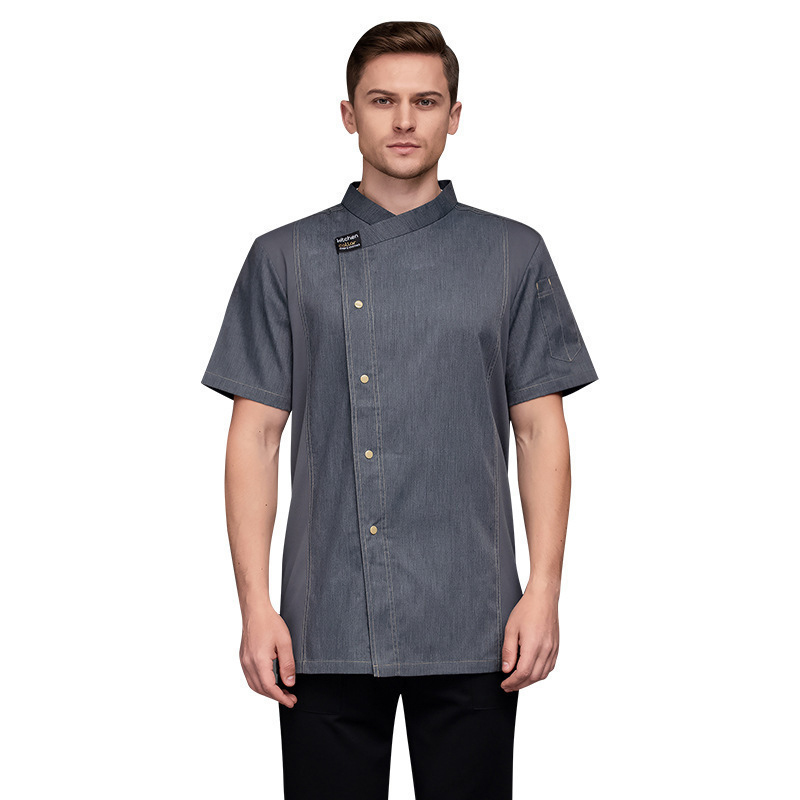 การทำอาหารเสื้อเชิ้ตสีเทาสำหรั - Commercial Kitchen Services บทวิจารณ์และราคา