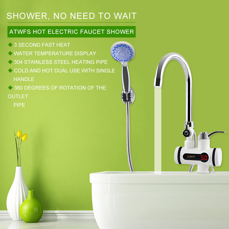 ATWFS 3000W เครื่องทําน้ําอุ่น - Commercial Kitchen Tap บทวิจารณ์และราคา