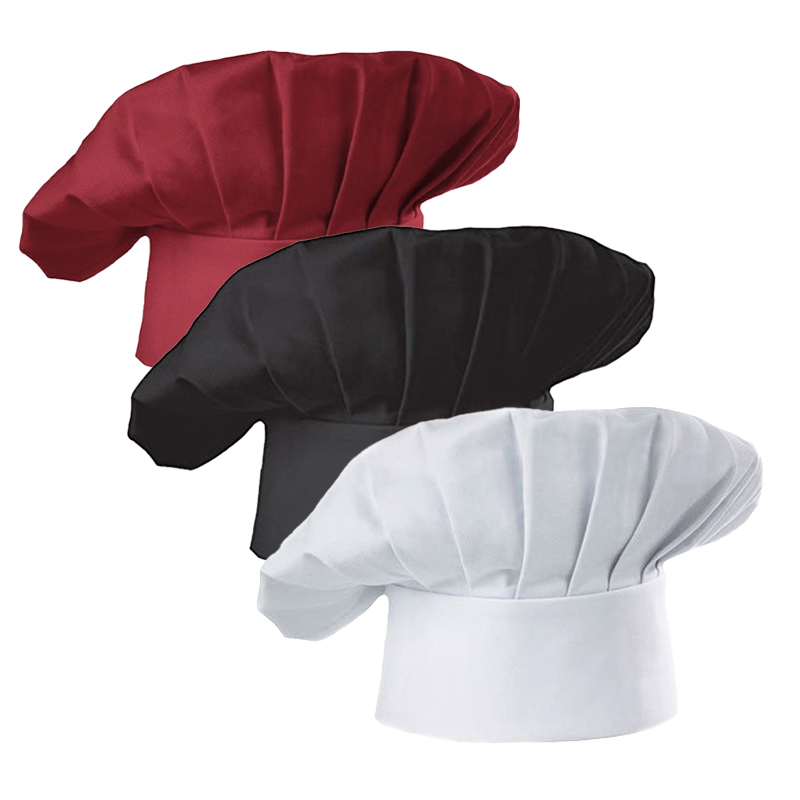 หมวกเชฟสีขาว 3 ชิ้น สูง 22 ซม. - Commercial Kitchen Services บทวิจารณ์และราคา