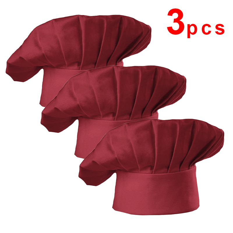 หมวกเชฟสีขาว 3 ชิ้น สูง 22 ซม. - Commercial Kitchen Services บทวิจารณ์และราคา