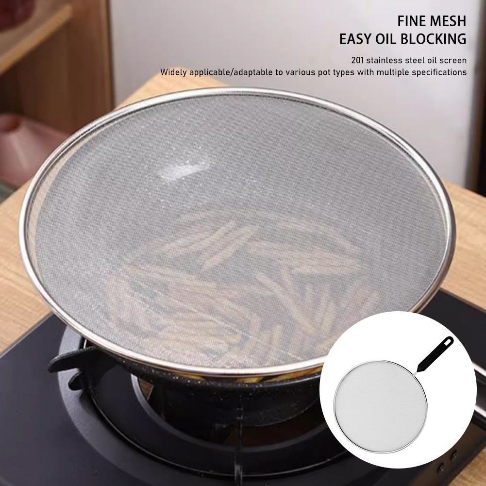 19-33 ซม.สแตนเลสน้ำมันสาดหน้าจ - Commercial Kitchen Oil Filter บทวิจารณ์และราคา