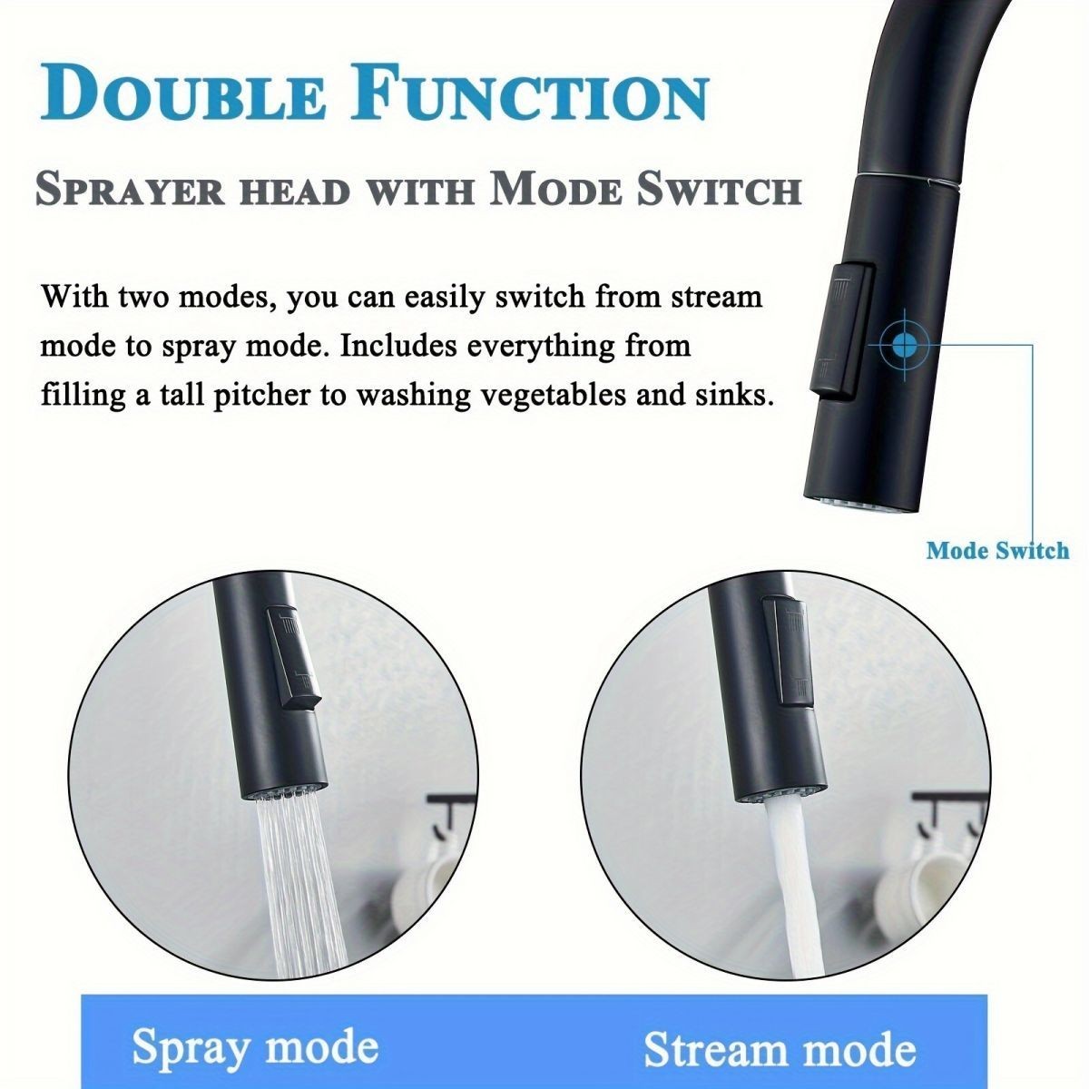 ก๊อกน้ำห้องครัวสีดำแบบสองฟังก์ - Commercial Kitchen Faucets บทวิจารณ์และราคา
