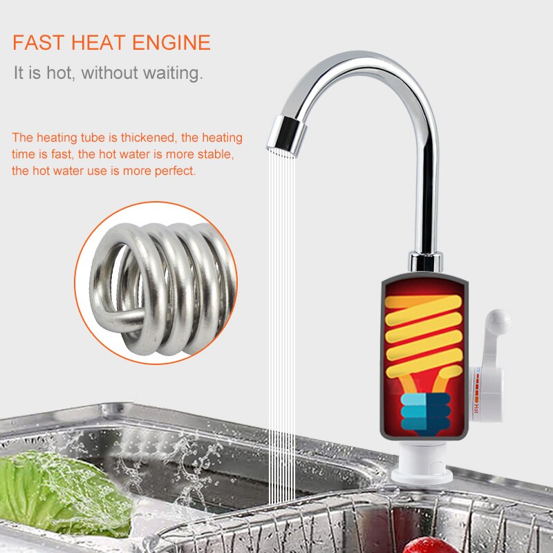 Atwfs เครื่องทำน้ำอุ่นไฟฟ้าแบบ - Commercial Kitchen Tap บทวิจารณ์และราคา