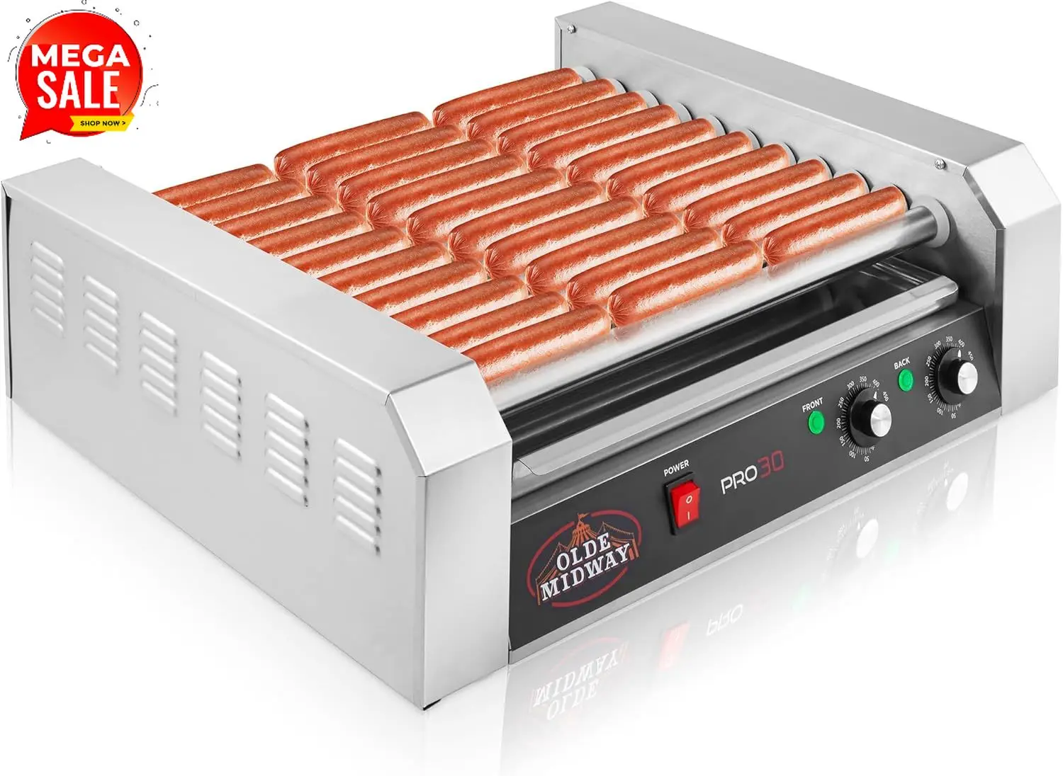 เครื่องทำฮอทดอกไฟฟ้า 30 ช่อง พ - Hot Dog Roller Grill บทวิจารณ์และราคา
