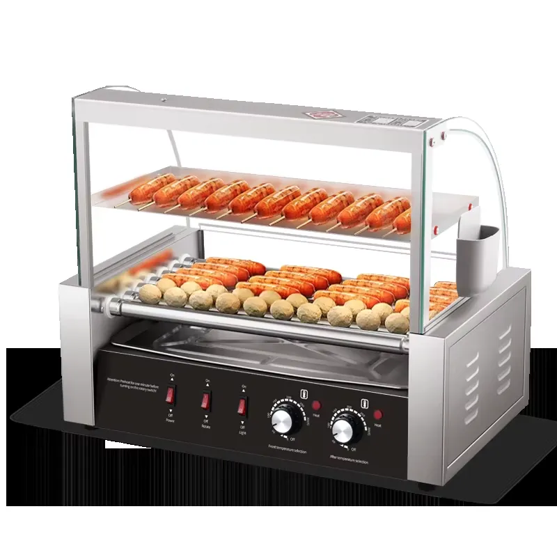 เครื่องย่างฮอทดอกสแตนเลสเชิงพา - Hot Dog Roller Grill บทวิจารณ์และราคา