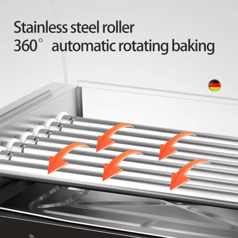 เครื่องย่างฮอทดอกสแตนเลสเชิงพา - Hot Dog Roller Grill บทวิจารณ์และราคา