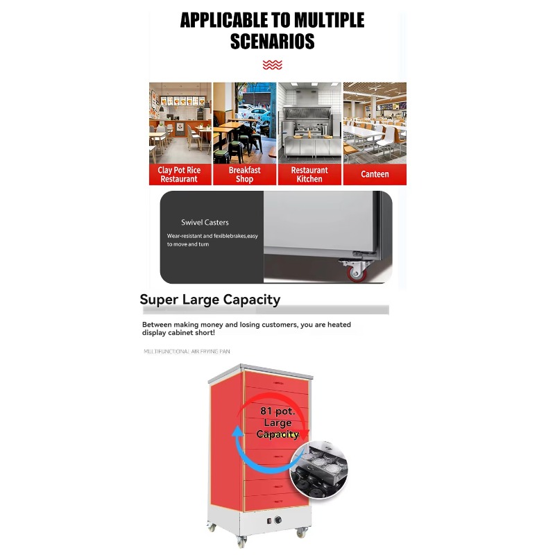 อุปกรณ์ครัวโรงอาหารเชิงพาณิชย์ - Commercial Kitchen Warmer บทวิจารณ์และราคา