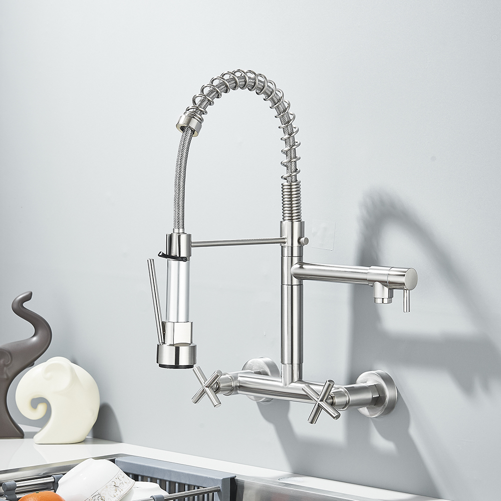 ก๊อกน้ําห้องครัวสีดํา 360 หมุน - Commercial Kitchen Faucets บทวิจารณ์และราคา